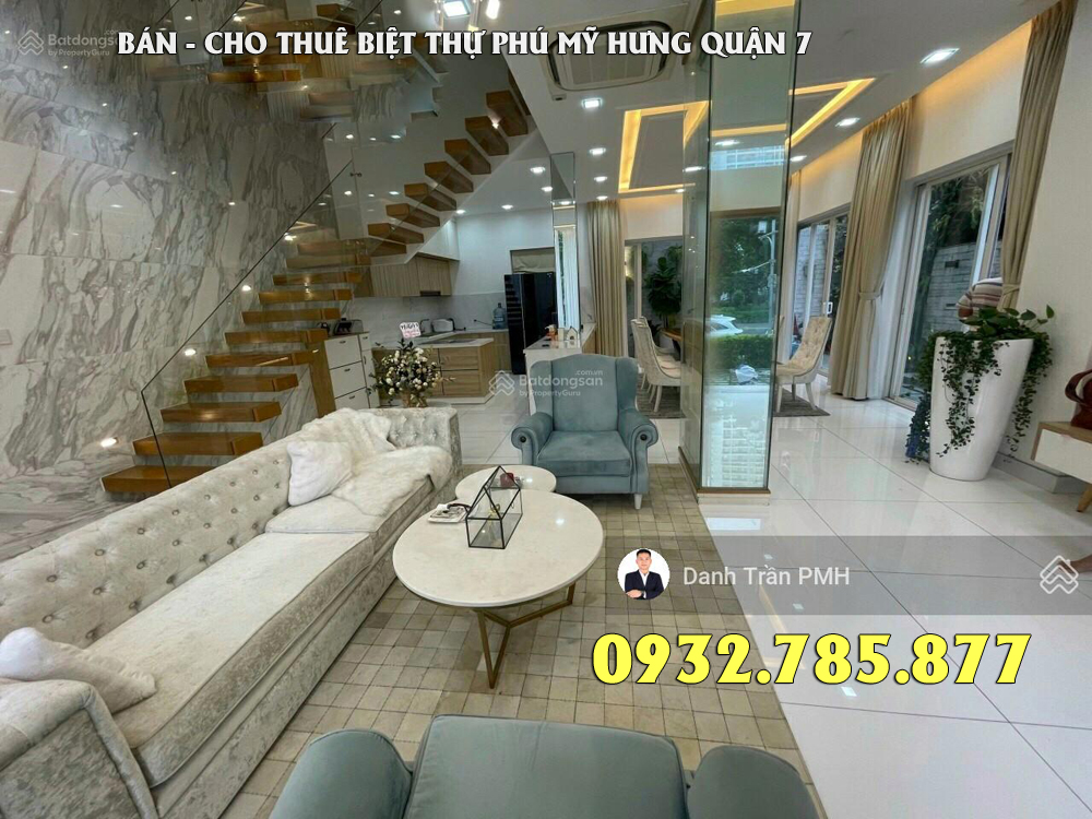 Bán gấp nhà phố Mỹ Thái Khu Nam Phú Mỹ Hưng 7x18m giá chỉ 27 tỷ, LH Danh Trần PMH