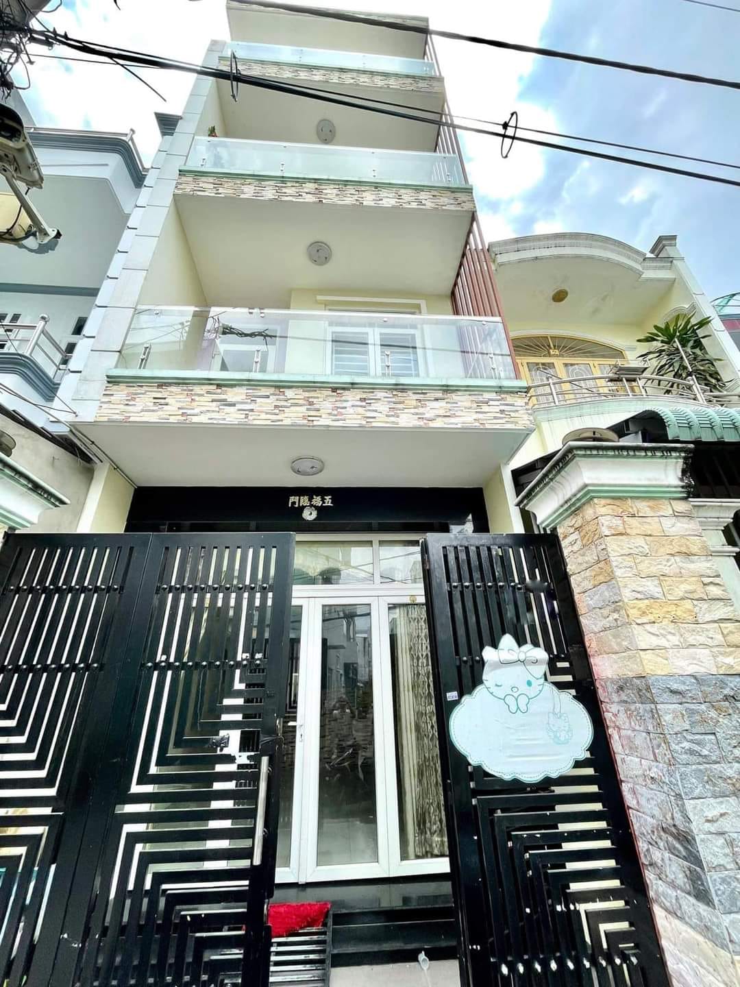 HẺM NHỰA 8M THÔNG - TÂN HÒA ĐÔNG - BÌNH TÂN - 76M2 - 4 TẦNG ĐẸP - KINH DOANH - 6.4 TỶ