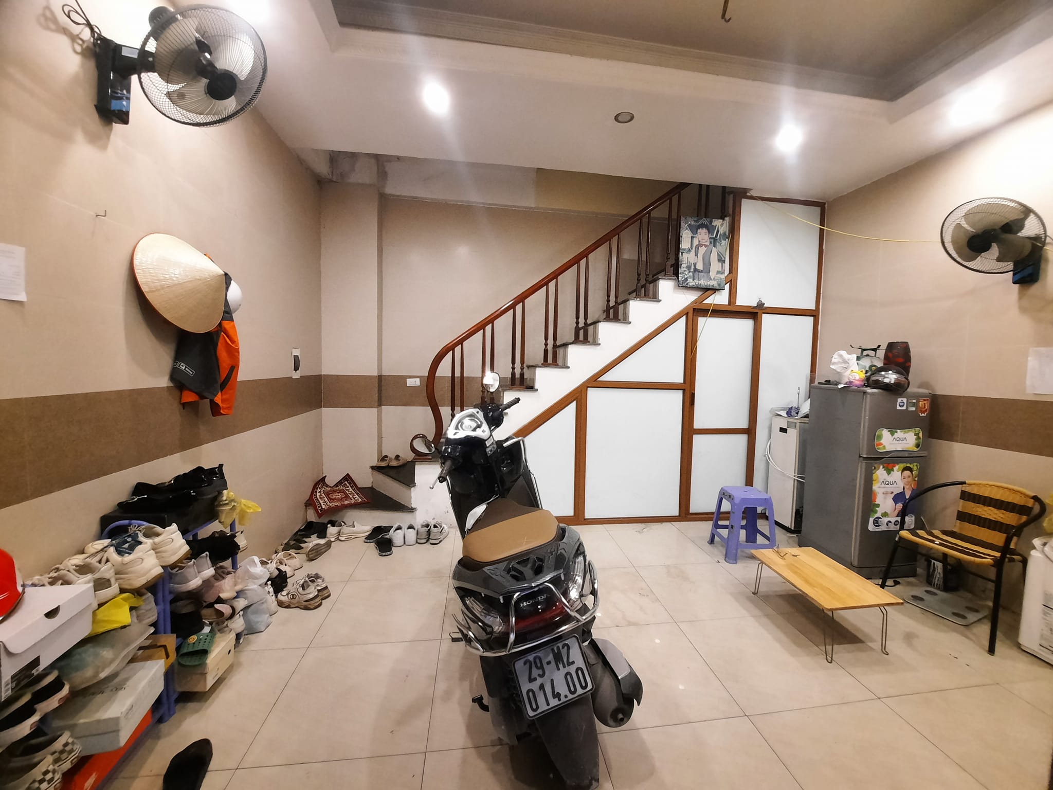 BÁN GẤP, Ô tô 7 chỗ đỗ, 65 m sổ, nở hậu, mặt tiền siêu rộng, Hoàng Mai, 5.2 Tỷ