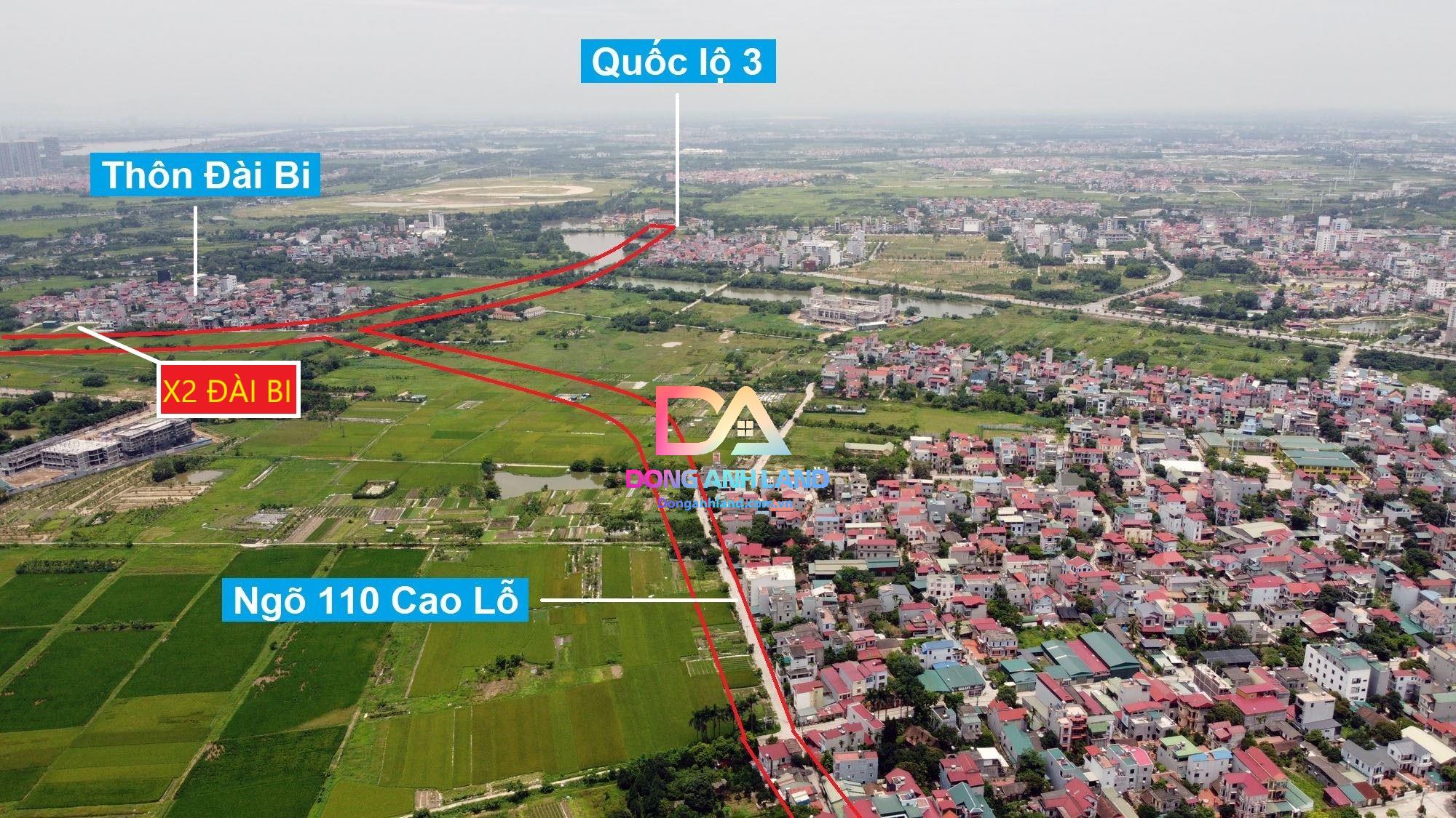 Bán đất đấu giá X2 thôn Đài Bi, xã Uy Nỗ, huyện Đông Anh, thành phố Hà Nội.