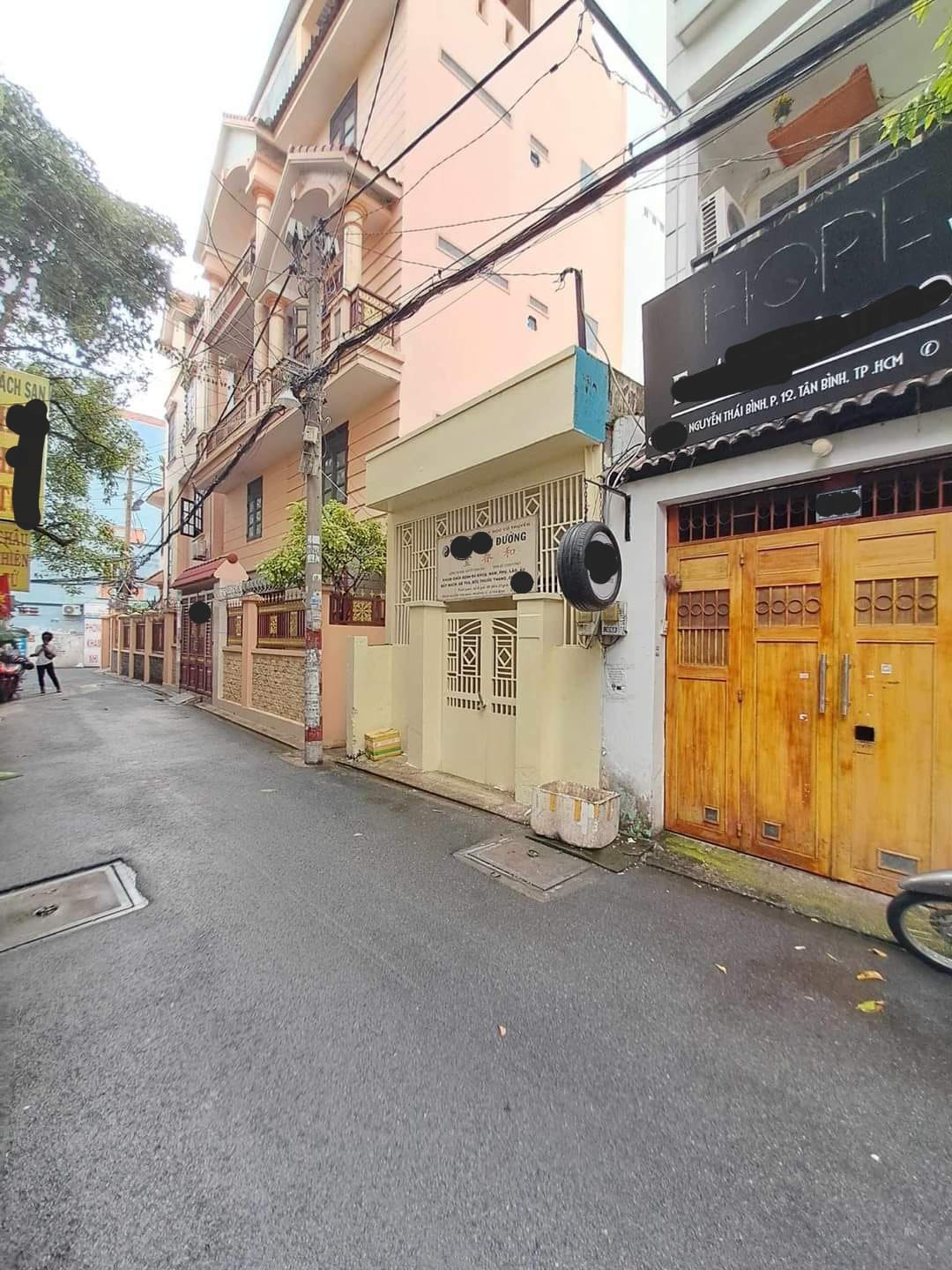 NGUYỄN THÁI BÌNH - P.12, TÂN BÌNH - HẺM NHỰA Ô TÔ 7 CHỖ THÔNG -1/ 4 TẦNG BTCT - 6.8 TỶ