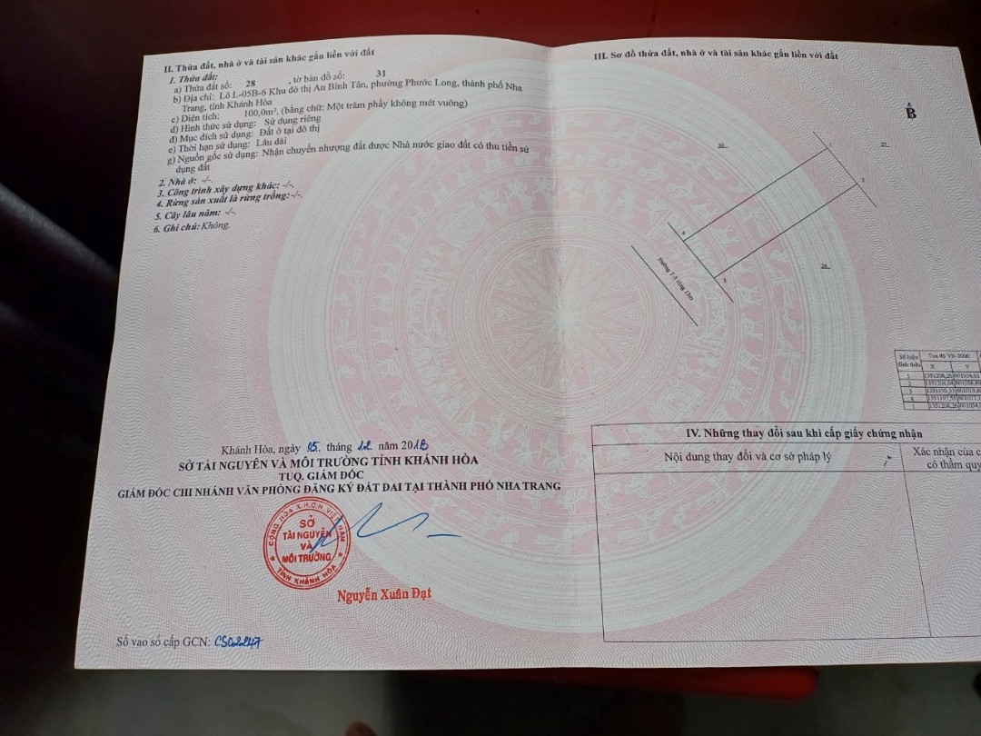 Bán đất nền gần biển Nha Trang, DT 100m² ngang 5m, đường 13m