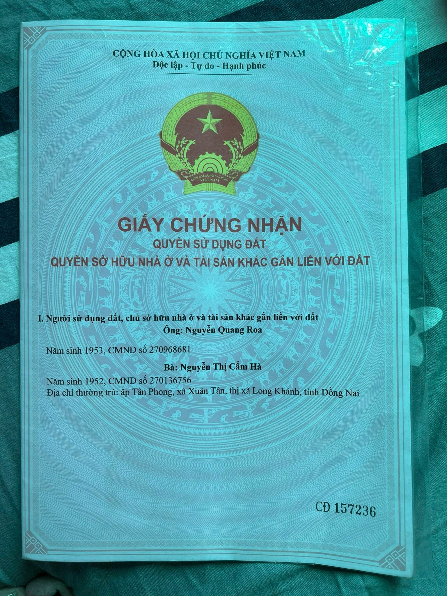 Chính chủ cần bán gấp lô đất Long Khánh, Đồng Nai