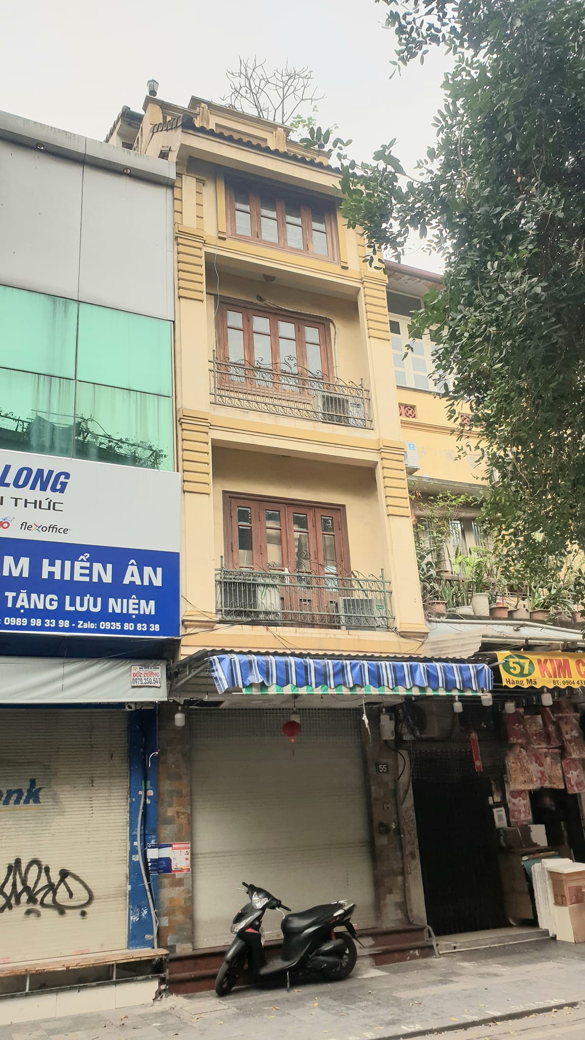 Mặt Phố Hàng Mã 51M2 5 Tầng Mặt Tiền 3.5M 36.5 Tỷ Dòng Tiền 45tr/th