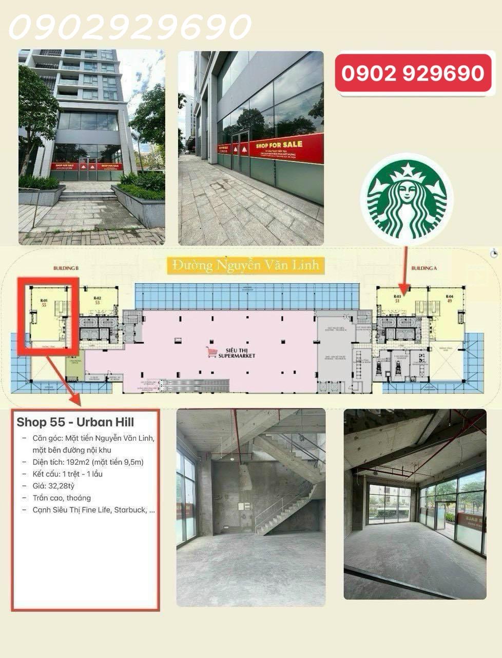 Bán Shop góc mặt tiền Nguyễn Văn Linh Phú Mỹ Hưng, Quận 7, TpHCM