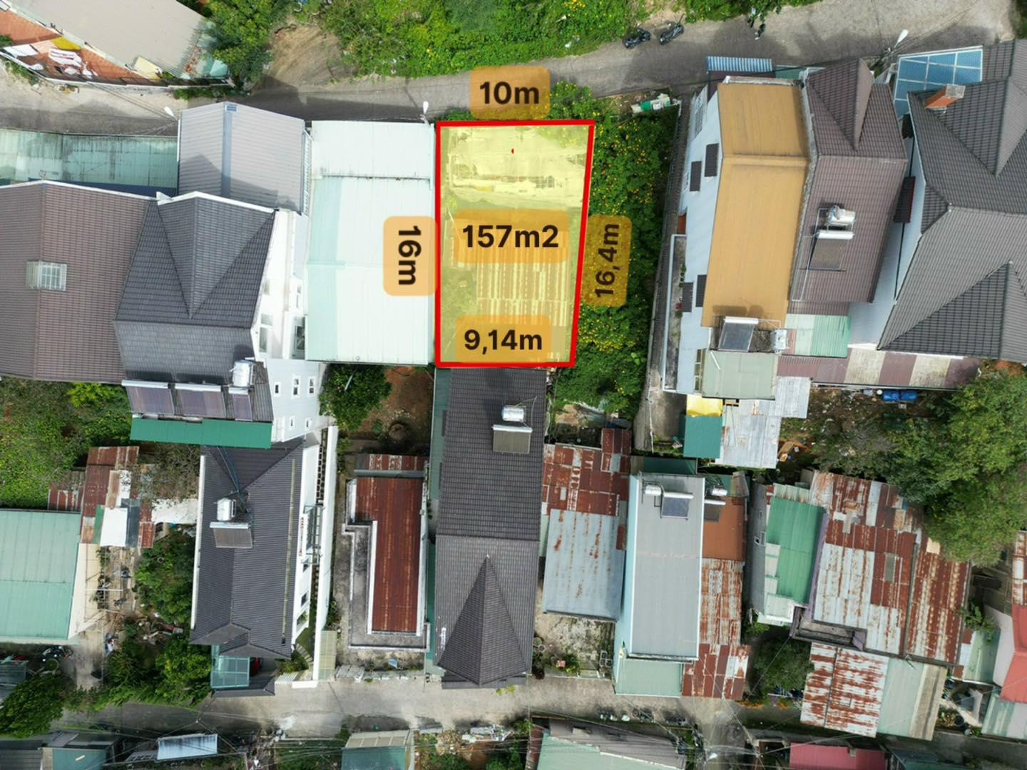 Bán đất KQH Ngô Quyền Phường 6 Đà Lạt 157m2