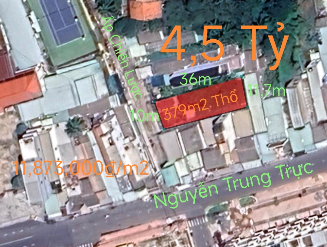 Bán đất thổ trung tâm thị trấn Tân Trụ giá rẻ 4,5 tỷ