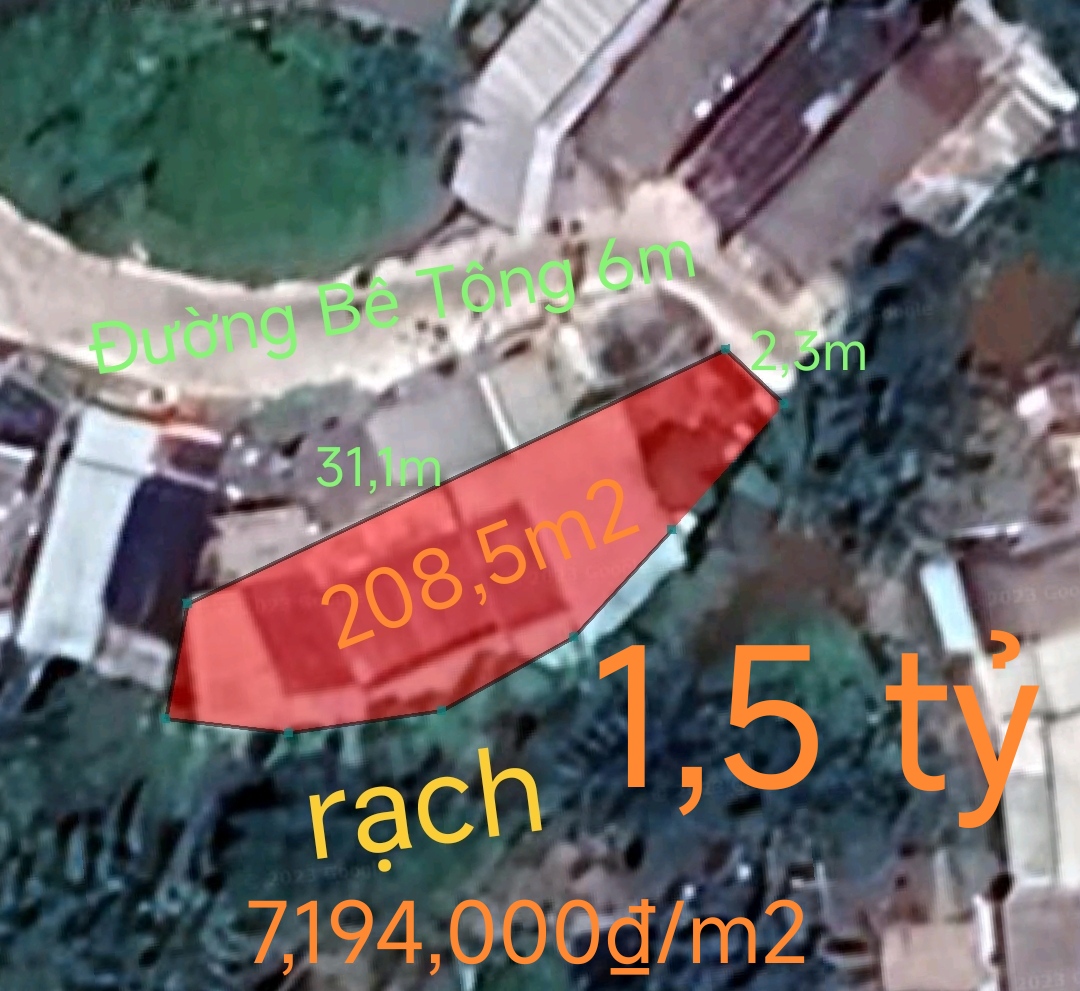 Bán lô đất thổ có nhà trung tâm Thị Trấn giá 1,5 tỷ