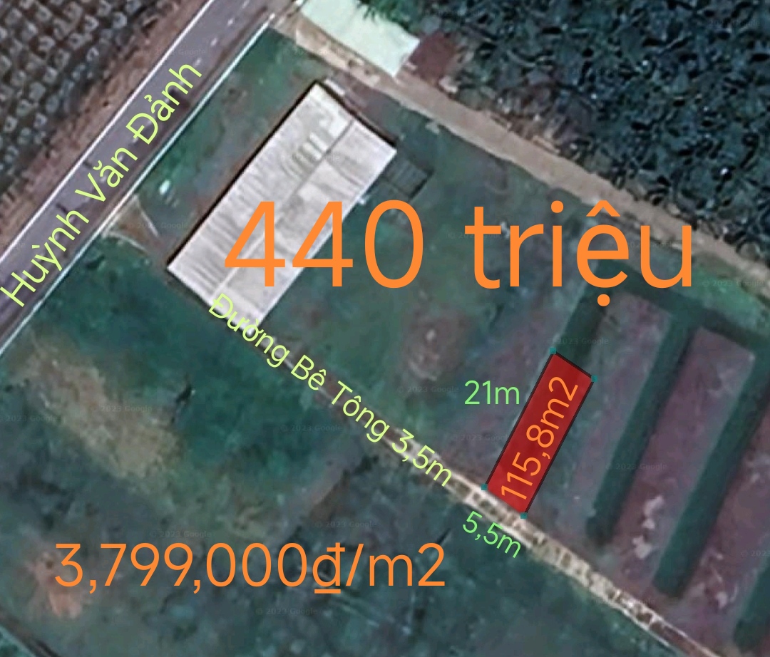 Bán lô đất thổ gần Quốc Lộ 50B giá 440 triệu ( 80 triệu.m)