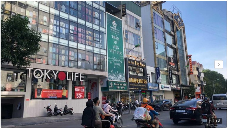 Nhà mặt phố Trần Phú - Hà Đông - vỉa hè rộng - kinh doanh sầm uất - dòng tiền 1.4 tỷ/năm lh 0904604054