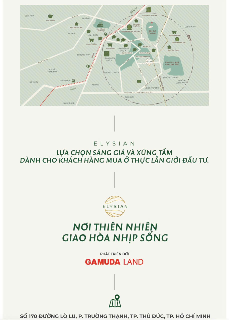 Block D - Elysian có gì đặc biệt ??? Là 1 trong 2 block căn hộ nằm phía trong của dự án