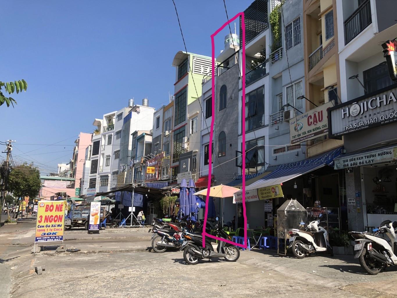 ***Bán nhà mặt tiền Tân Bình, mặt tiền đường Cách Mạng Tháng 8, (4*10)