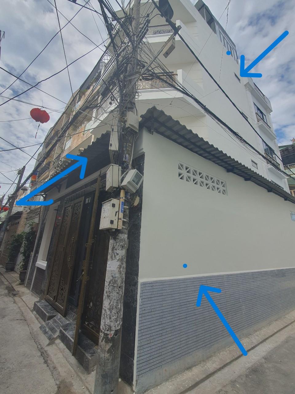 ++Bán nhà phường 13 tân bình, Bán nhà Góc 2 mt hẻm xe hơi Đồng Xoài giá 7.4 tỷ