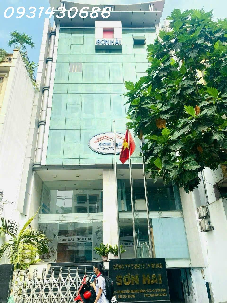 CC cần bán Tòa Nhà 46-48 Nguyễn Quang Bích , P13, Q Tân Bình : 1450m2 chỉ còn 55 tỷ