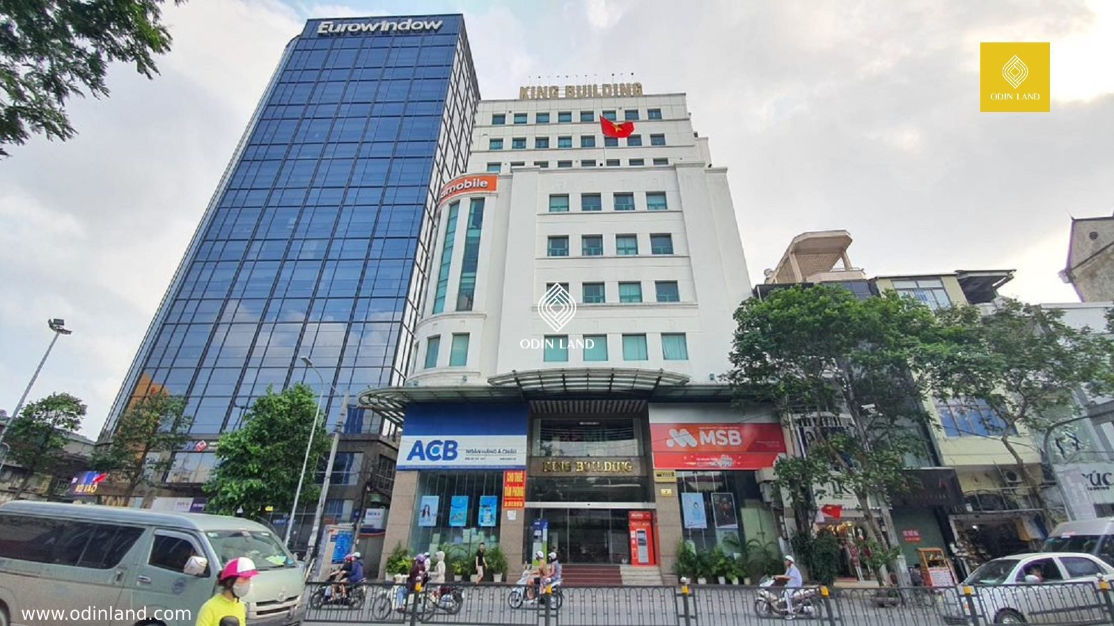 Toà nhà KINGBUILDING Số 7 Chùa Bộc Đống Đa cho thuê văn phòng, kinh doanh thương mại