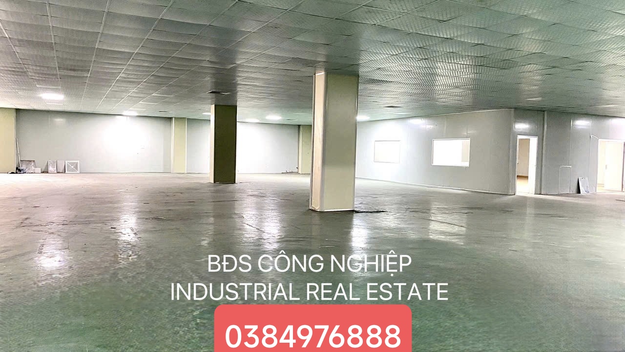 CHO THUÊ KHO XƯỞNG 2036M BẮC NINH