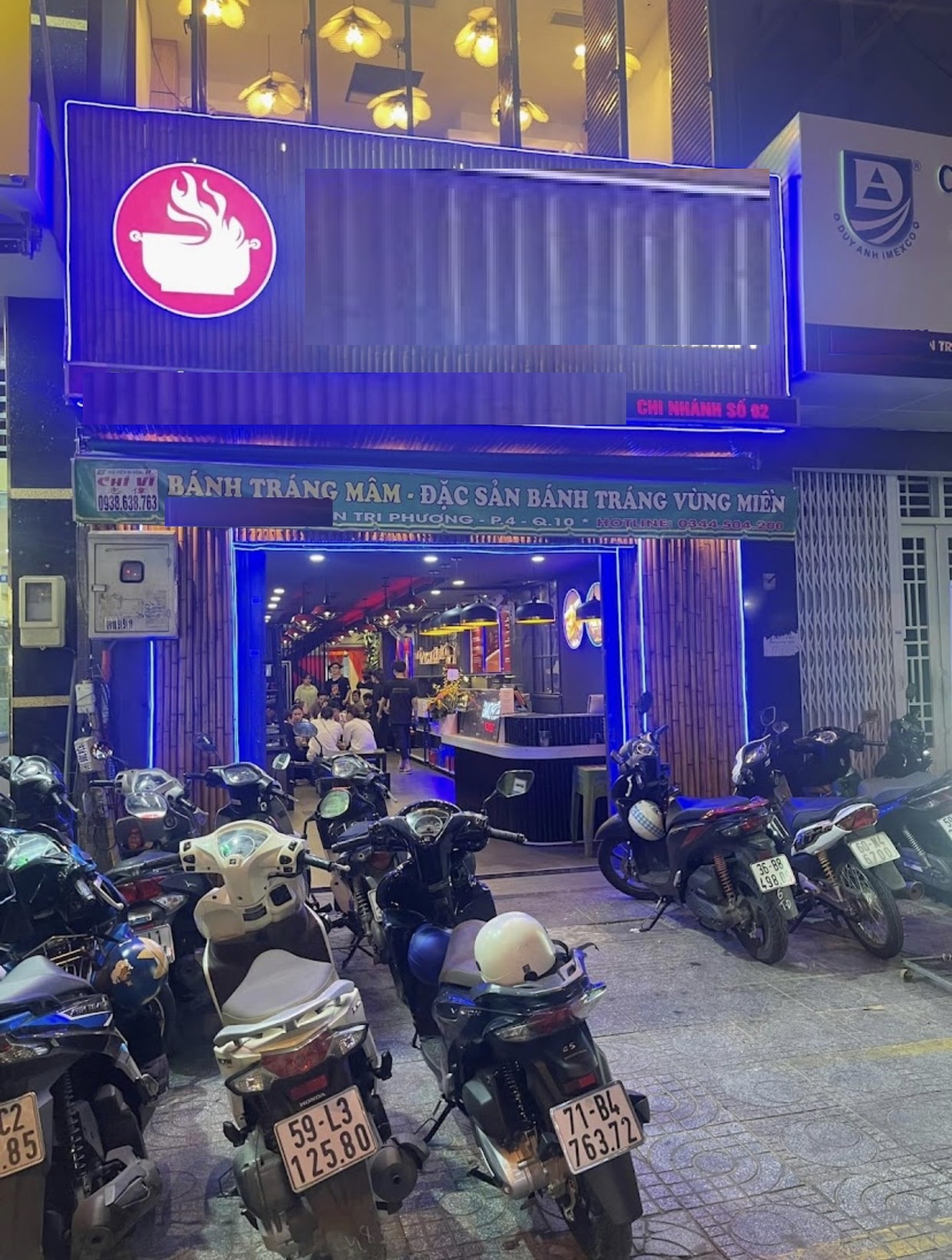 Cho thuê nhà Mặt Tiền Đường Nguyễn Tri Phương Q10 Diện tích : 4 x 27 Kết Cấu : 1T 1L