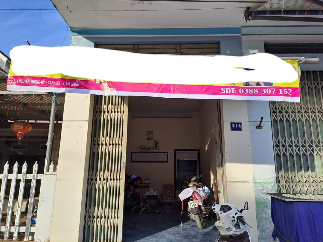 CHÍNH CHỦ CHO THUÊ NHÀ MẶT TIỀN ĐƯỜNG LỚN SỐ NHÀ 214 NGUYỄN TRỌNG KỶ -TP CAM RANH - KHÁNH HÒA