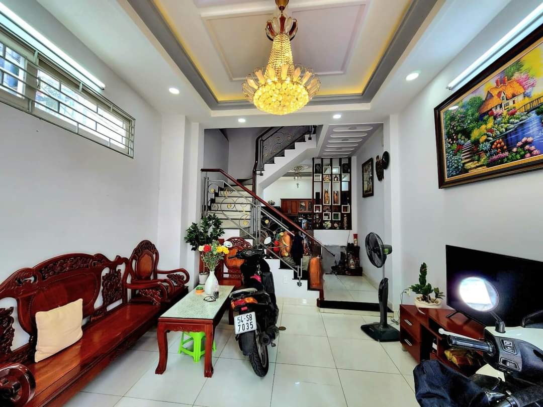 HẺM XE HƠI 482/12 Lê Quang Định 4Tầng 49m2 nhà mới SHR KLG 4PN-5WC chào 7.2 tỷ TL