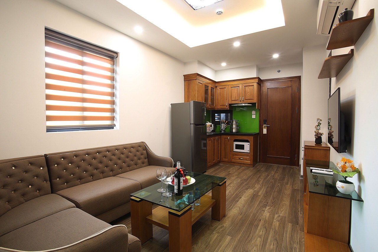 Cho thuê CHDV ngắn + dài hạn full nội thất số 22 ngõ 16 Nguyễn Văn Huyên Cầu Giấy