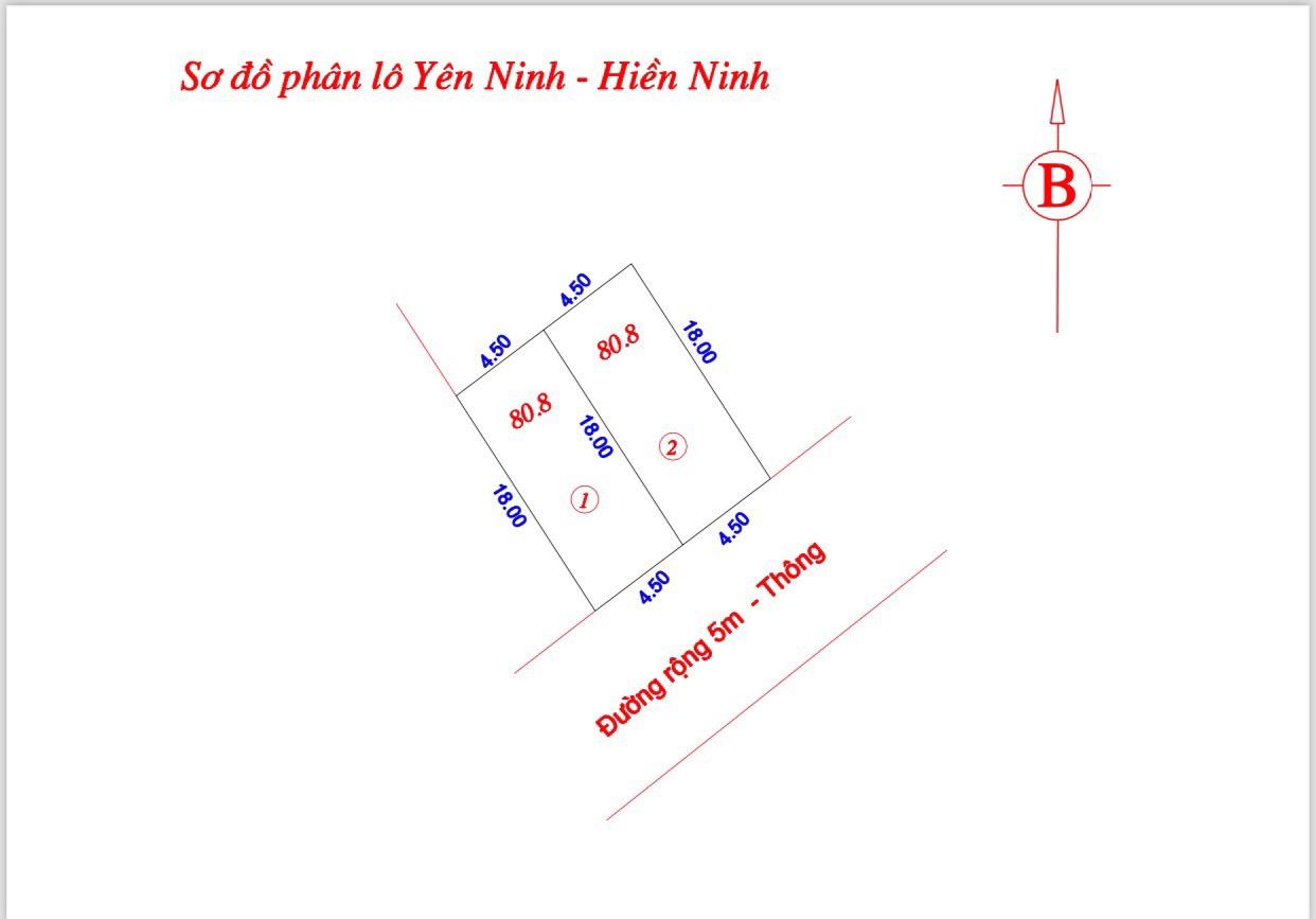 Hàng mới toanh Fo tại Yên Ninh- Hiền Ninh-Sóc Sơn, mời các NĐT chấm ạ!