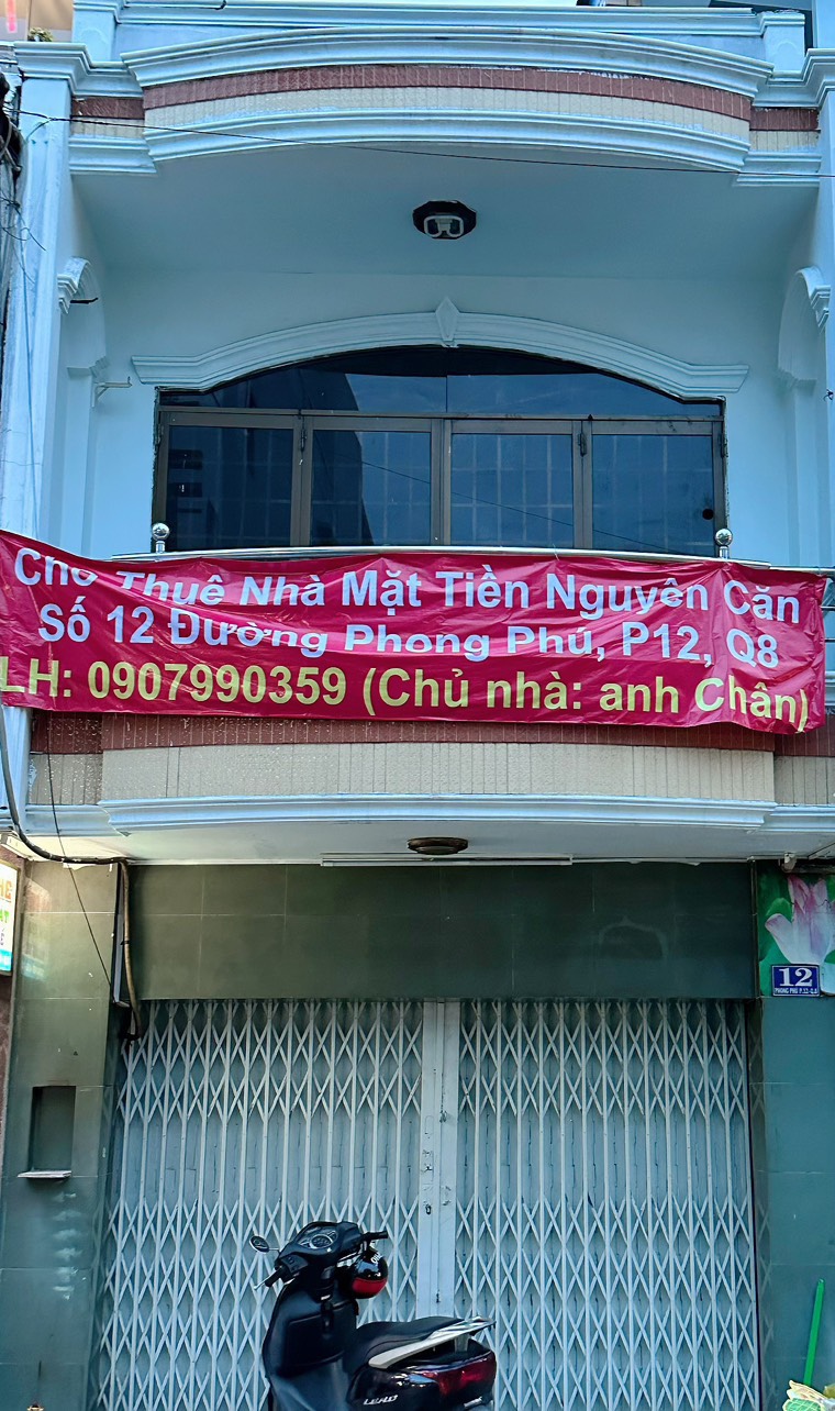 Chính chủ cho thuê nhà nguyên căn kinh doanh - mặt tiền Phong Phú chợ Xóm Củi