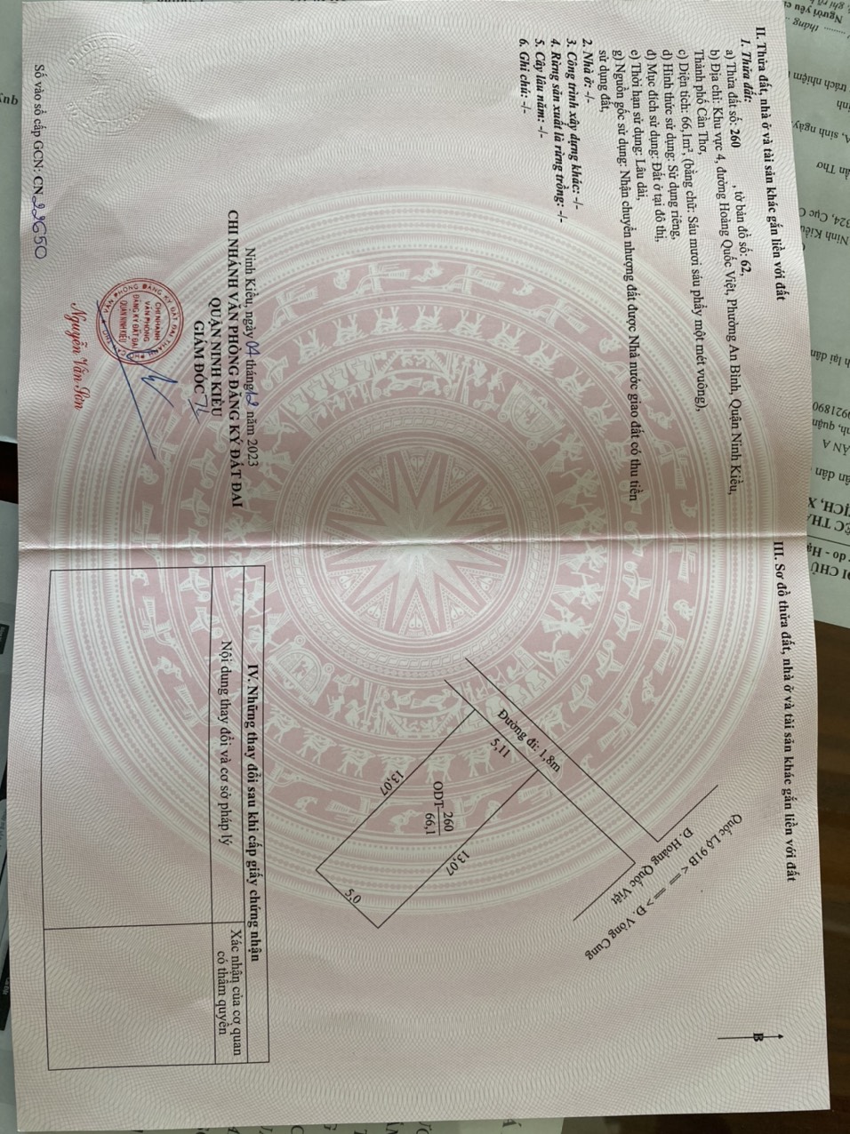 BÁN NHÀ TRỆT LỬNG HẺM 85 HOÀNG QUỐC VIỆT - AN BÌNH - NINH KIỀU - TP CẦN THƠ.