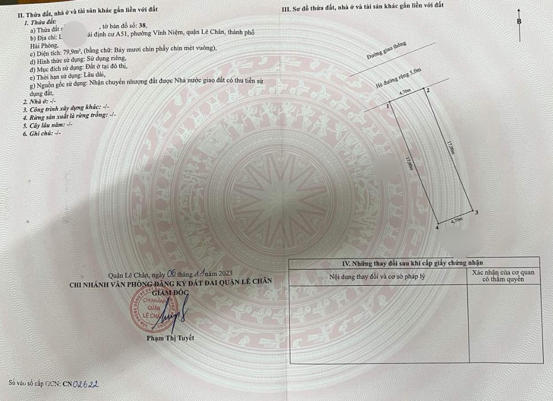 Bán đất mặt đường 24m tái định cư Hồ Sen A51, diện tích 80m GIÁ 5.35 tỉ cực đẹp