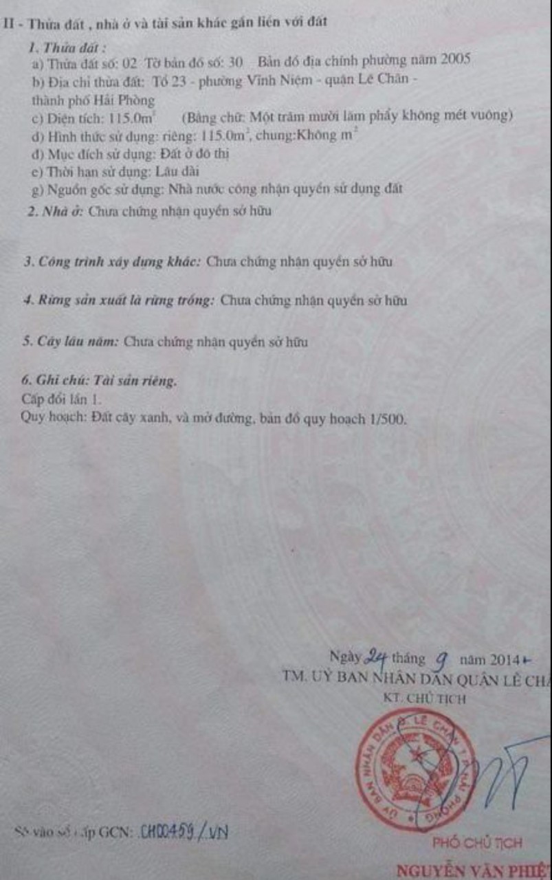 Bán đất tuyến 2 Khúc Thừa Dụ, diện tích 242m GIÁ 9.68 tỉ đường 6m