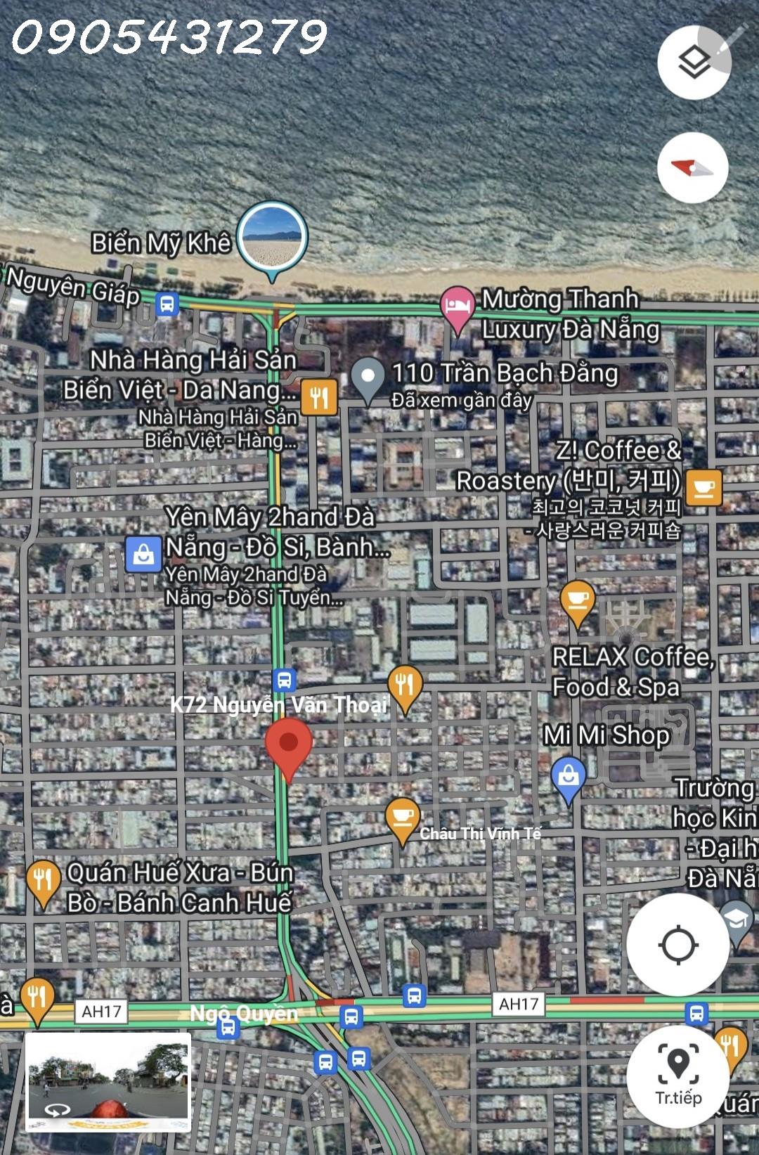 Bán nhà kiệt 5m Nguyễn Văn Thoại, Đà Nẵng. Vị trí ngay khu phố du lịch sầm uất, giá tốt.