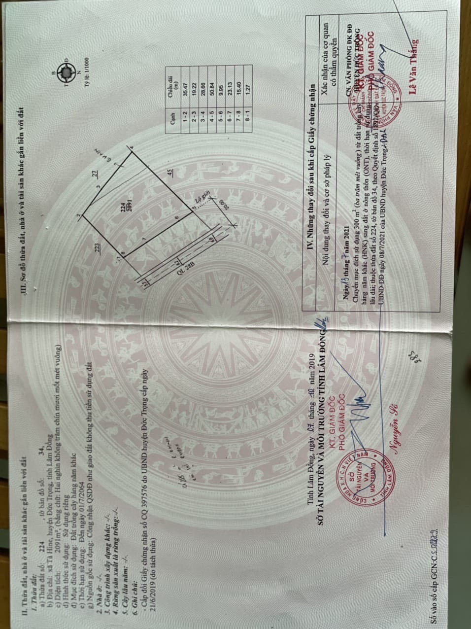 Cần bán 2 lô đất mặt tiền quốc lộ 28B. Đc: xã Ta Hine, huyện Đức Trọng, tỉnh Lâm Đồng.