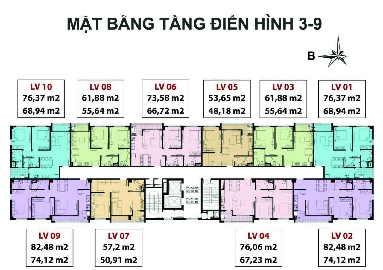 Cần thanh khoản căn hộ chung cư Lavender số 176 ĐỊnh Công