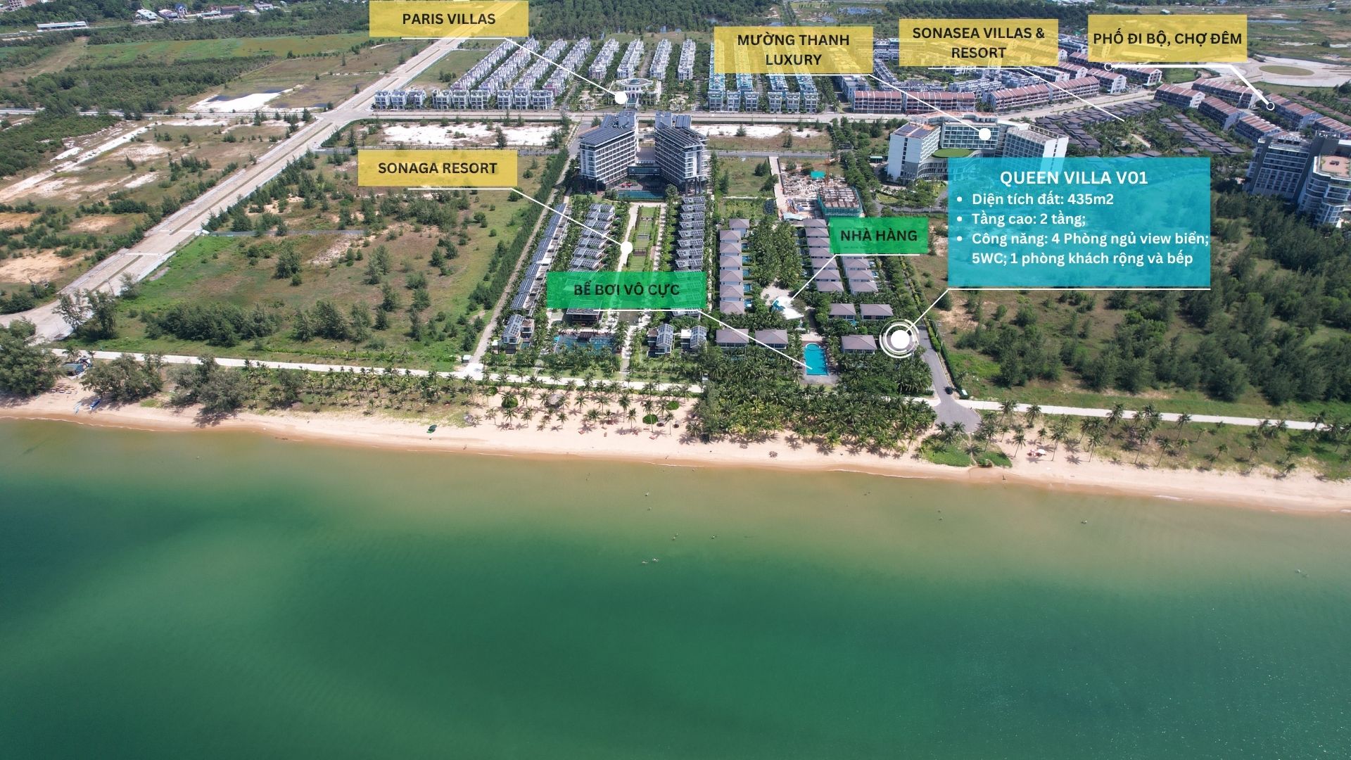 Hàng Độc: Biệt thự cao cấp mặt biển tại Bãi Trường - Phú Quốc. Nguyen Thanh M&A