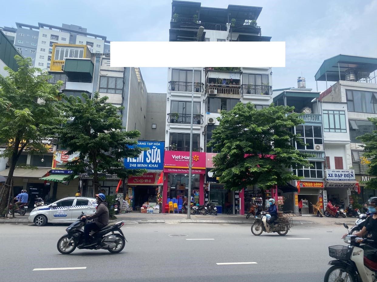 Bán Đất Tặng Nhà, Mặt Phố Minh Khai, Quận Hai Bà Trưng, 172m x 3T, Mt 6m. Giá 55 tỷ.