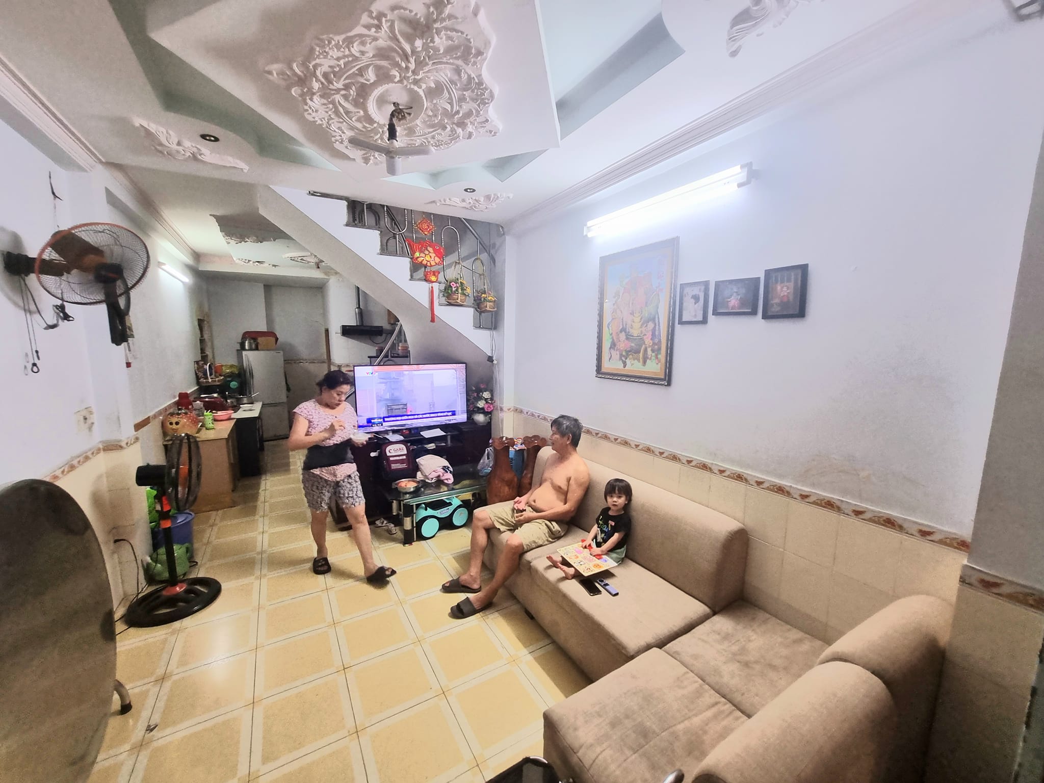 Nhà Bán Q3 Trần Văn Đang 40m2 , 3 Tầng BTCT - 4PN , Hẻm Thông 3m ra Hoàng Sa Giá 4 tỷ 3