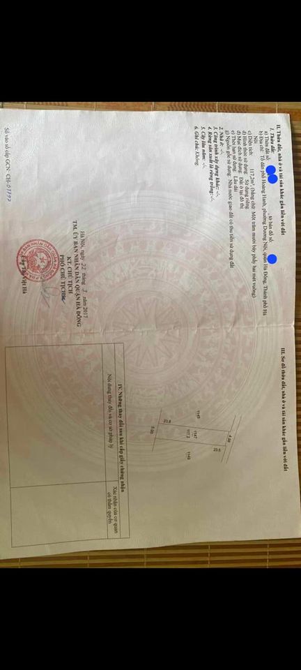 Hạ chào thêm 1.5 tỷ -Đất phân lô-3 ô tô tránh-đối diện KĐT Nam Cuòngw-Dương Nội-Hà Đông