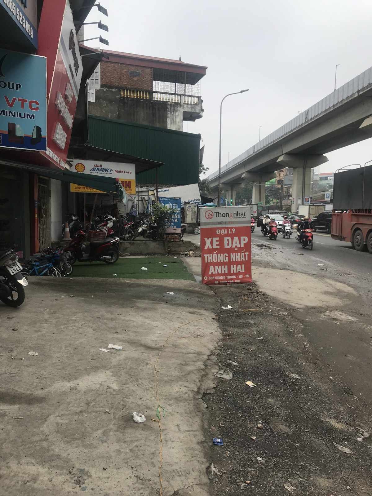 CHO THUÊ NHÀ MẶT PHỐ QUANG TRUNG VỈA HÈ, KINH DOANH, 200M² x 2 TẦNG, GIÁ 30TR/THÁNG