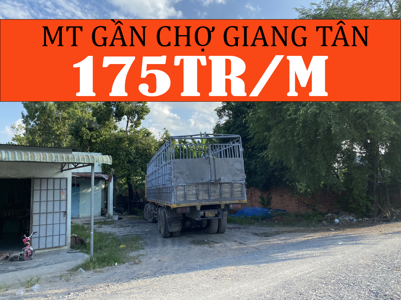Chính Chủ - Cần Bán Đất gần Chợ Giang Tân Hòa Thành 6x22.4m (134.5m2)