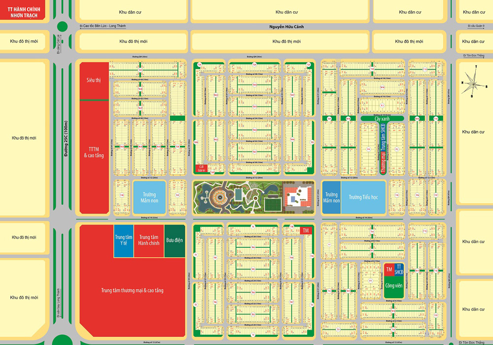 Cần bán lô đất 105m2 dự án Mega City2 giá cực tốt - Cách sân bay Long Thành 10km.