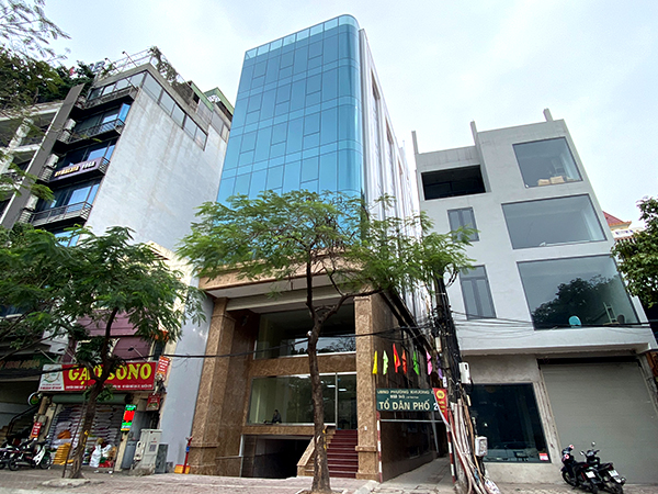 Cho Thuê Tòa VP 9 Tầng Xây Mới Mặt Phố Vũ Tông Phan. Vị Trí Lô Góc.Giá 10.0000USD/th