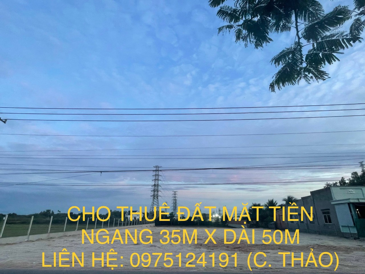 ❌ CHÍNH CHỦ CHO THUÊ MẶT BẰNG KINH DOẠNH ẤP 6 XÃ BÀU HÒN, HUYỆN GÒ DẦU, TỈNH TÂY NINH