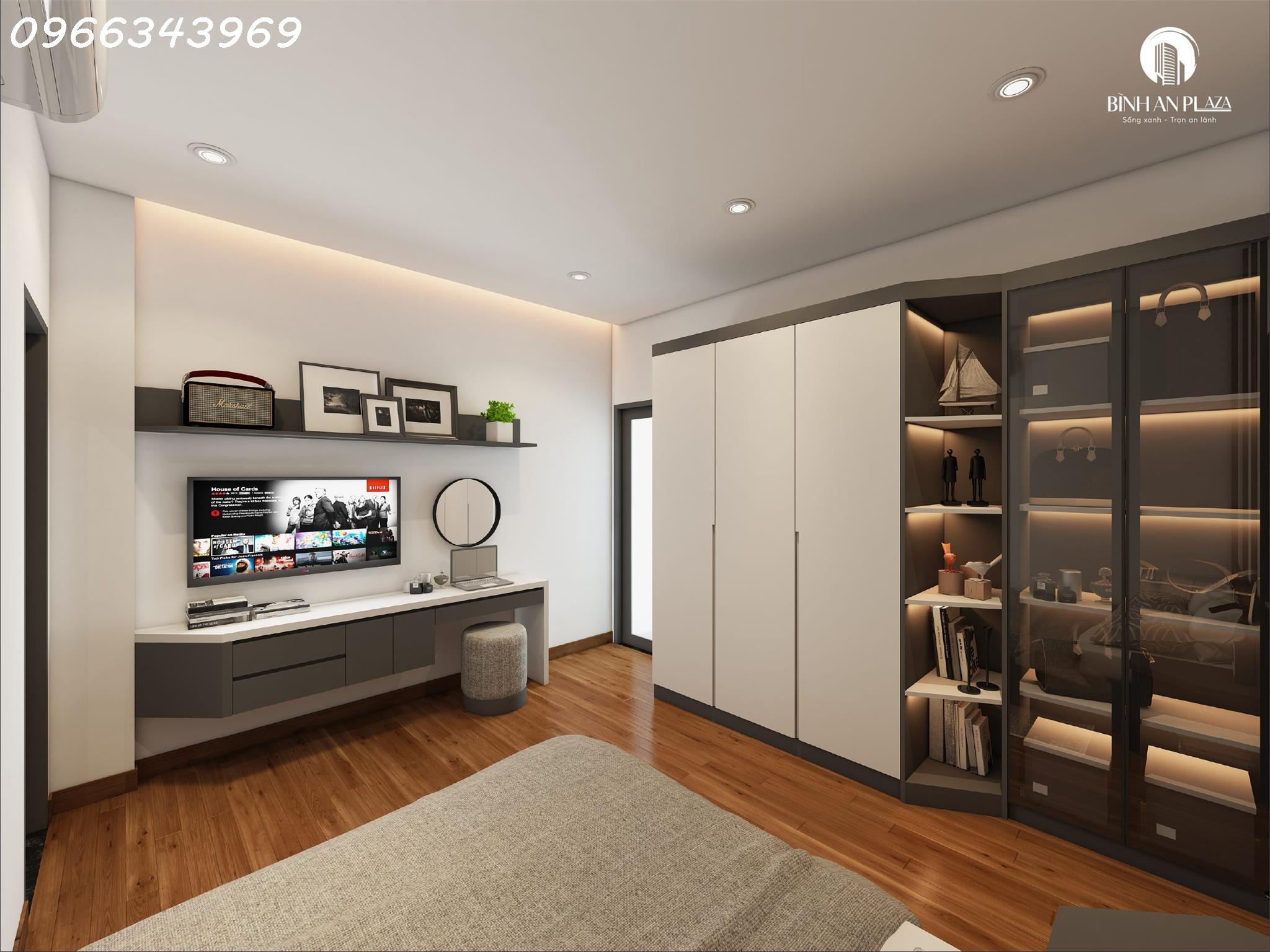 SỞ HỮU CĂN HỘ 2N + 2VS CHUNG CƯ BÌNH AN PLAZA, CHIẾT KHẤU 6% . TẶNG THÊM 15 TRIỆU ĐỒNG - LH: 0966 343 969