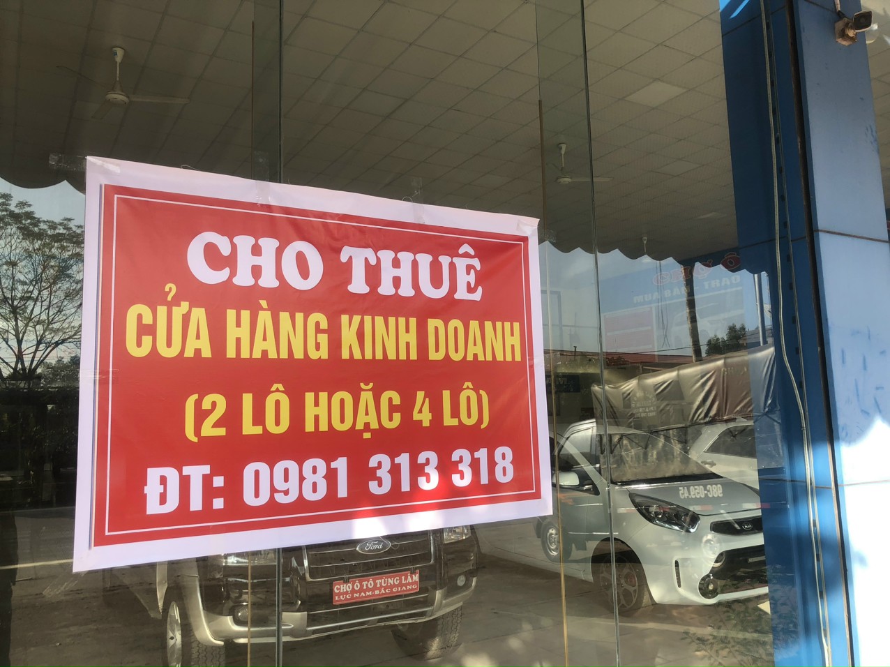 CHÍNH CHỦ CHO THUÊ CỬA HÀNG 52M MẶT TIỀN TẠI LỤC NAM - BẮC GIANG