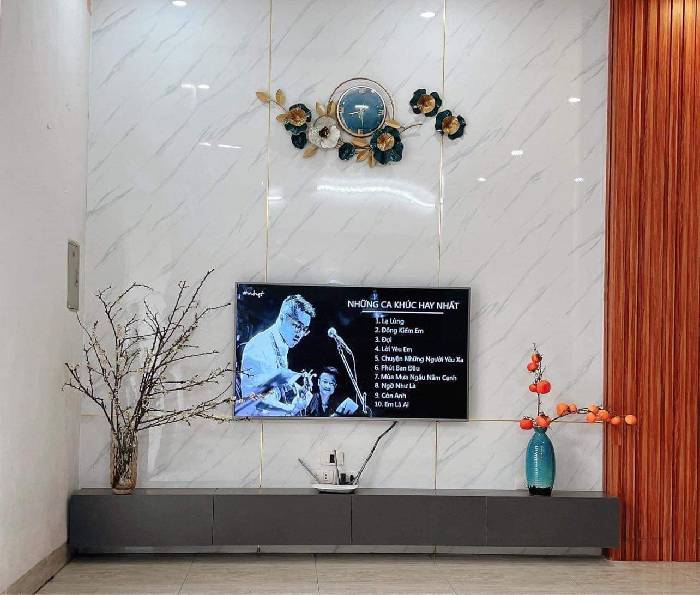 Nhà đẹp, ngõ ba gác tránh xe máy, gần trường chợ, Thượng Thanh, 72M, 5.0x tỷ