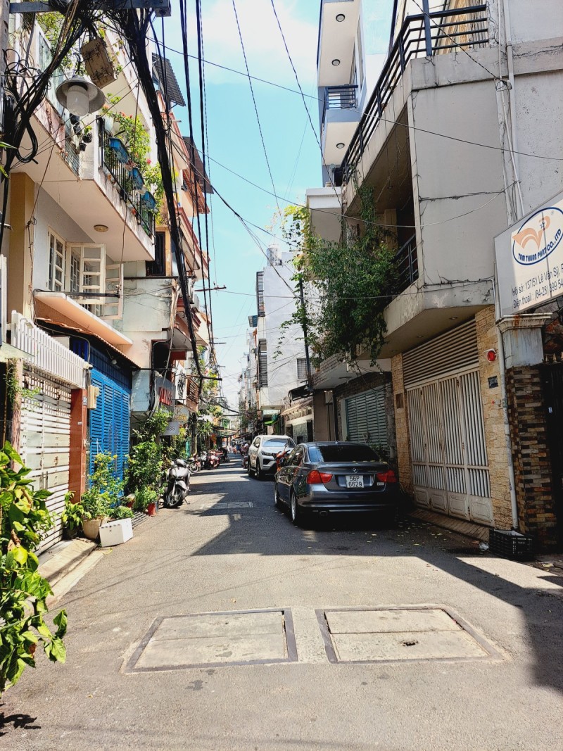 HẺM XE Hơi 8M LÊ VĂN SỸ P 13 - PHÚ NHUẬN - 3 TẦNG - 36M2 (3X12M) - GIÁ 6 tỷ 450