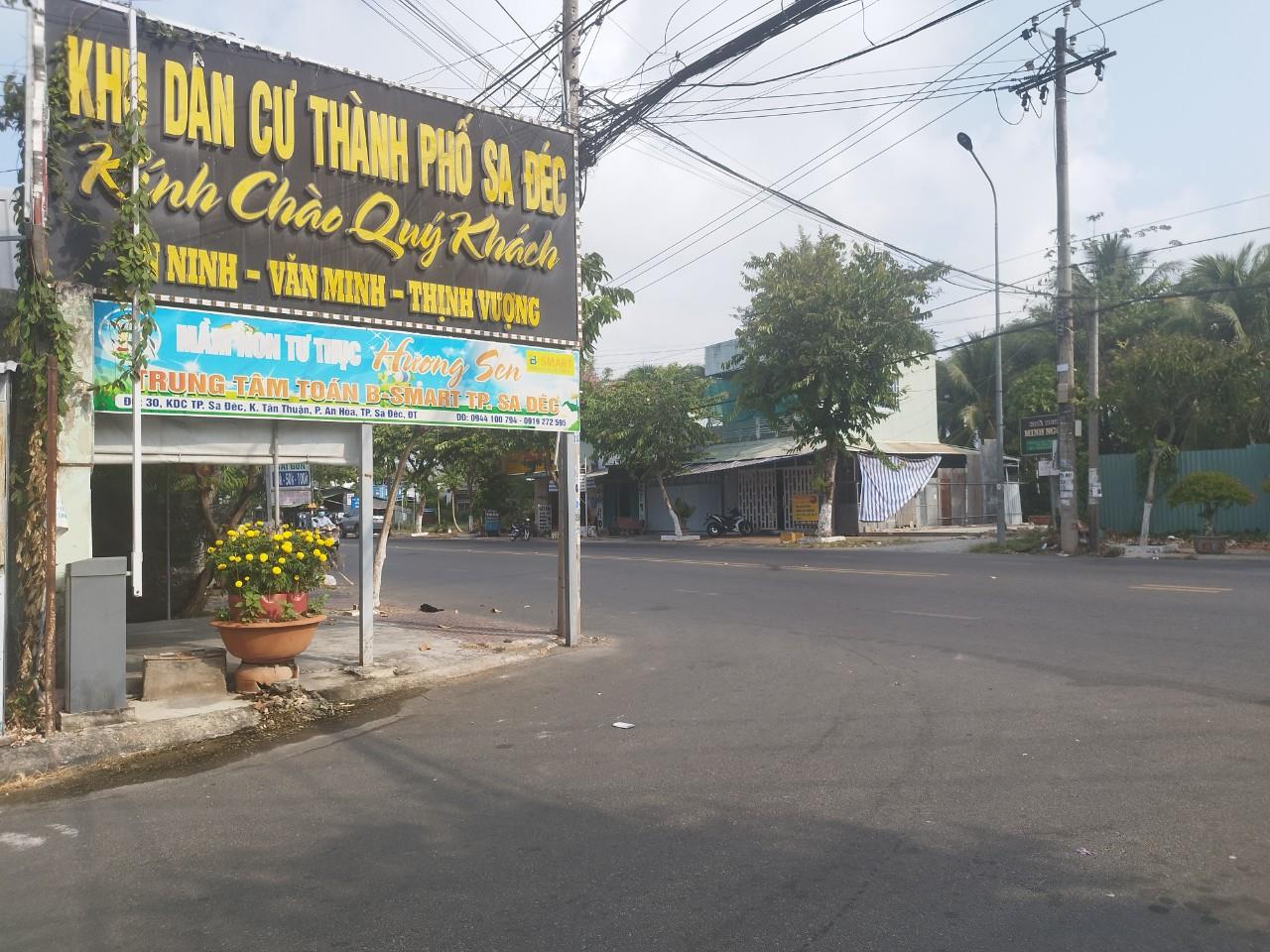 Bán Gấp nền KDC Hai lúa P An Hòa Sa Đéc Đồng Tháp