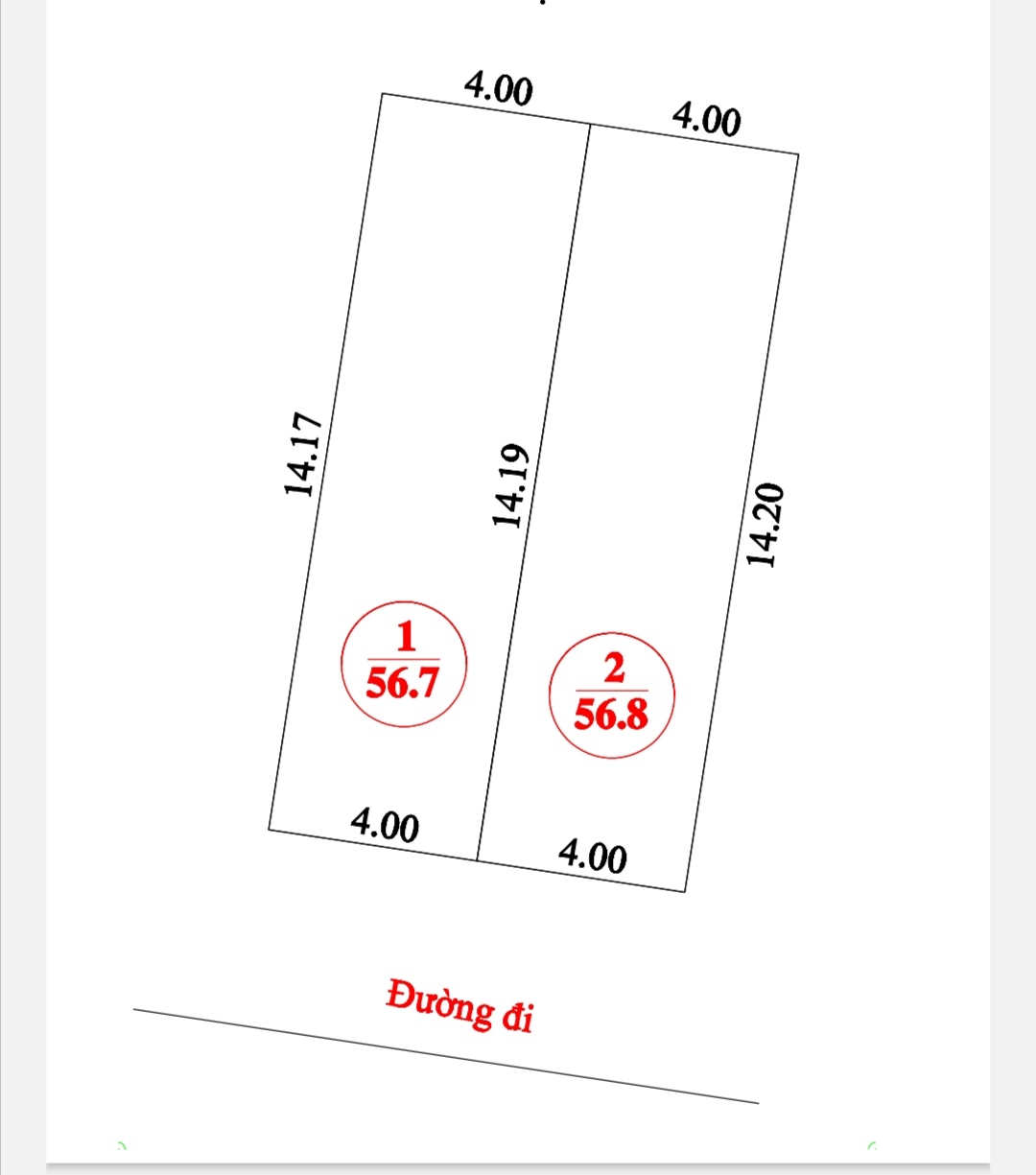 Chỉ 1ty9 có ngay 57m2 đất Chợ Kim, Xuân Nộn, Đông Anh Hà Nộ
