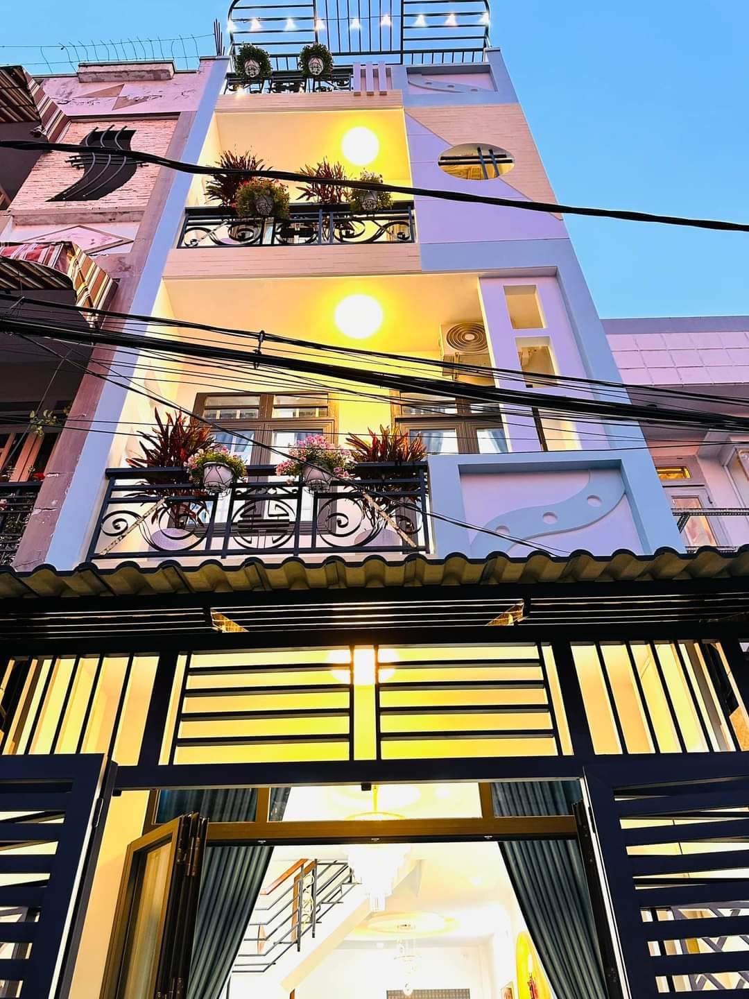 NHÀ 5 TẦNG 50M2 - ĐƯỜNG SỐ 2 - P16 - GÒ VẤP. DT 50 M2 ( 4 x 13 ) GIÁ NHỈNH 5 TỶ.