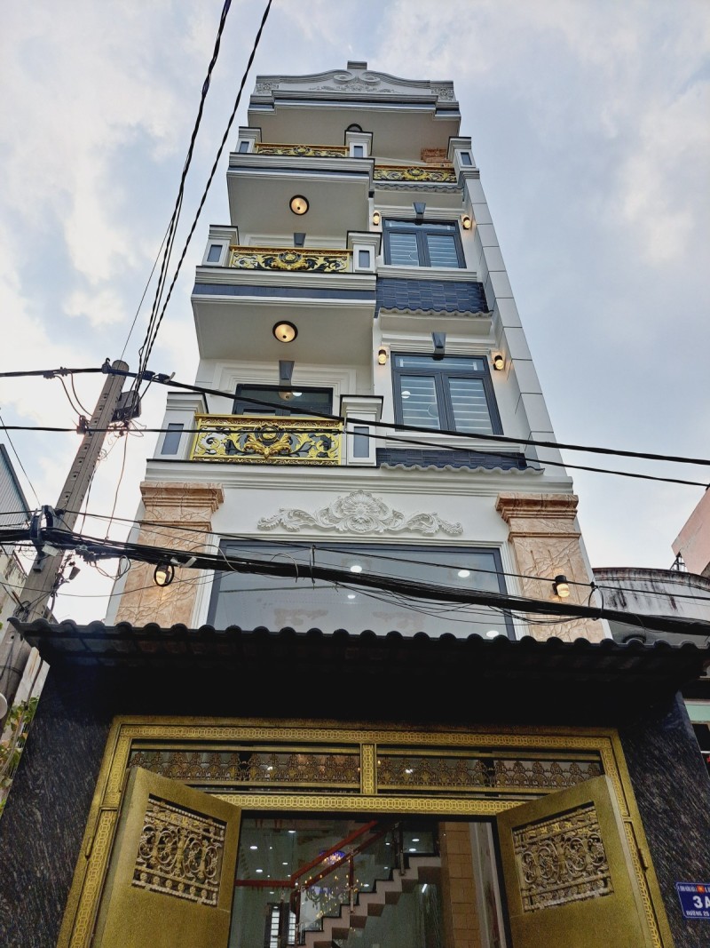 Bán Nhà đường Gò Xoài , BHHA, Bình Tân 64m2. 5 Tầng BTCT giá 6,7 tỷ