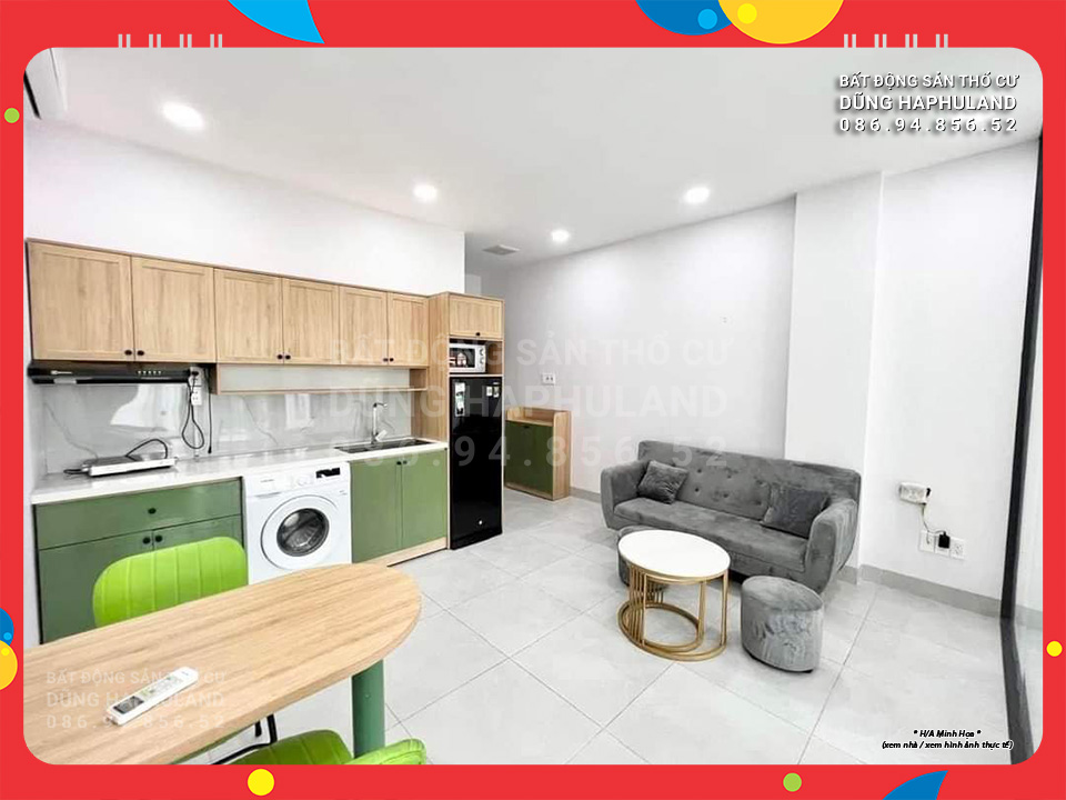 GV. Nhà MẶT TIỀN, CHDV 35P, HĐT 100 triệu/th. 10M x 20M, 6T, đường 20M Sông Vàm Thuật.